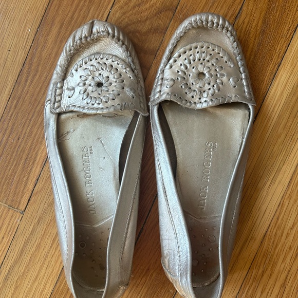 Jack Rogers Shoes - Jack Rogers Metallic Flats